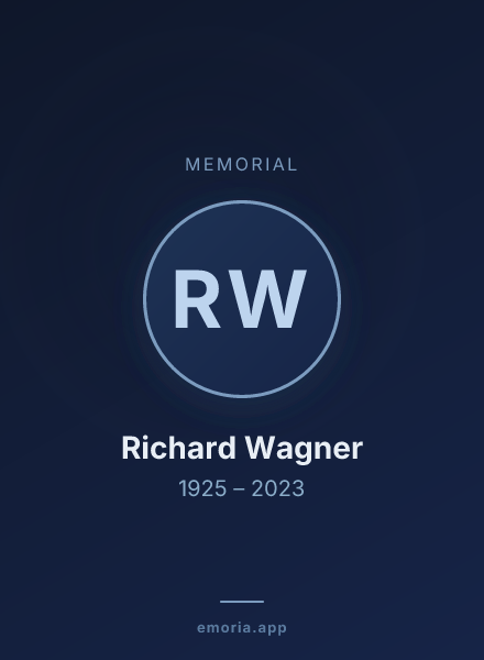 Memorial portrait of Richard Wagner