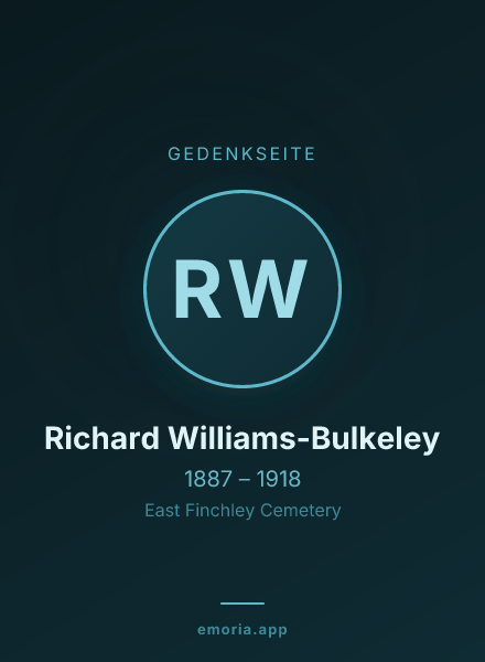 Gedenkportrait von Richard Williams-Bulkeley