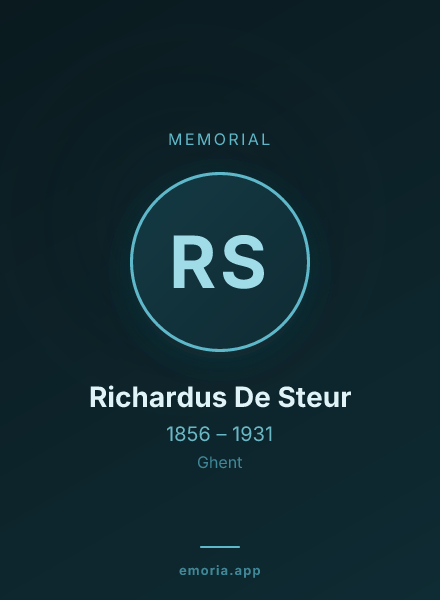 Memorial portrait of Richardus De Steur
