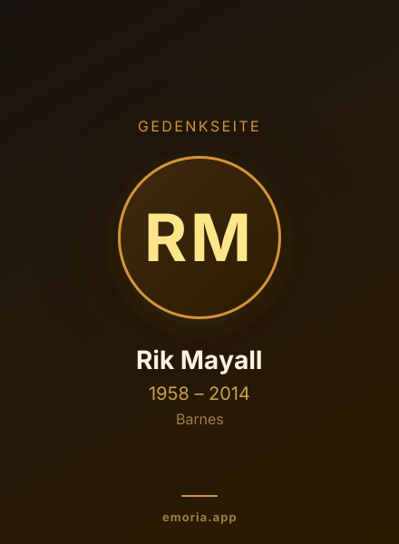 Gedenkportrait von Rik Mayall