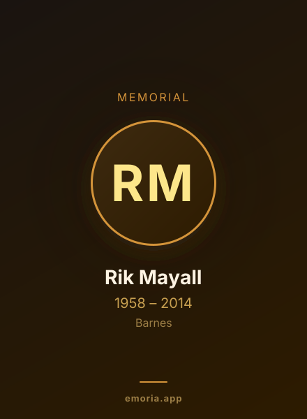 Memorial portrait of Rik Mayall