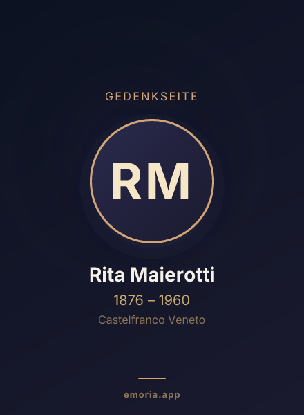 Gedenkportrait von Rita Maierotti