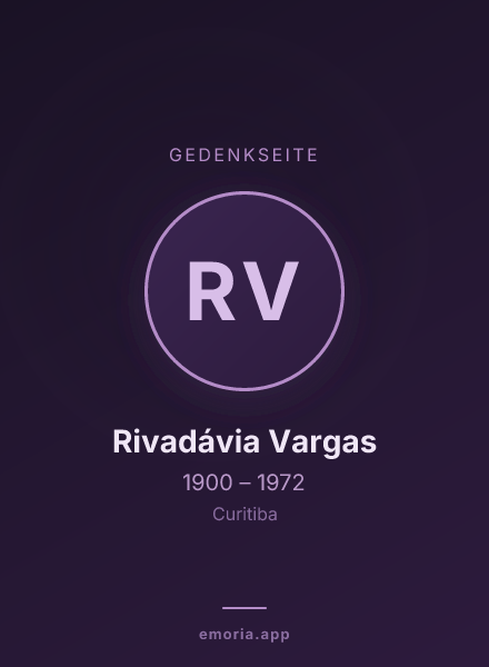 Gedenkportrait von Rivadávia Vargas