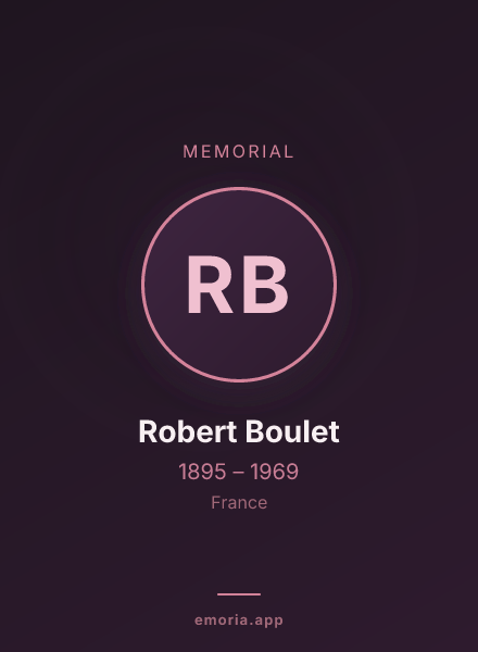 Memorial portrait of Robert Boulet