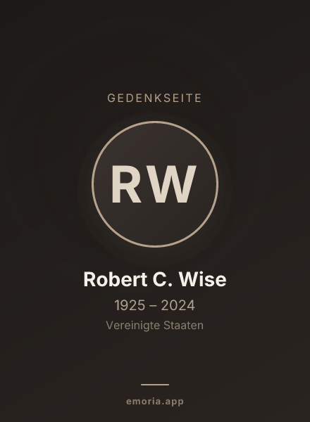 Gedenkportrait von Robert C. Wise