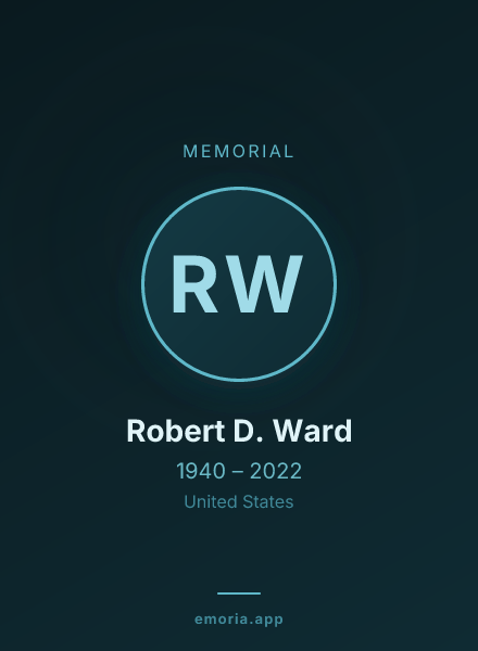 Memorial portrait of Robert D. Ward