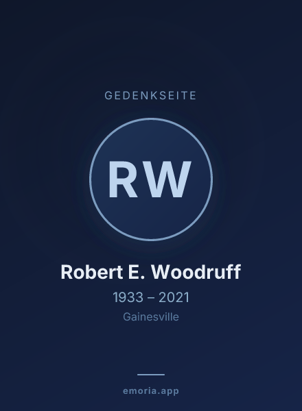 Gedenkportrait von Robert E. Woodruff