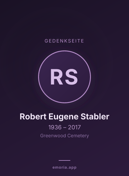 Gedenkportrait von Robert Eugene Stabler