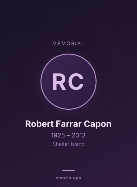 Memorial portrait of Robert Farrar Capon