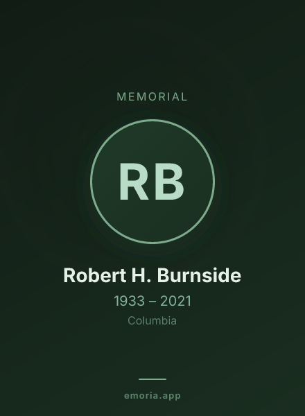 Memorial portrait of Robert H. Burnside