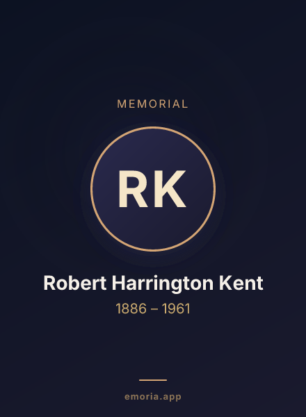 Memorial portrait of Robert Harrington Kent