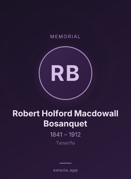 Memorial portrait of Robert Holford Macdowall Bosanquet