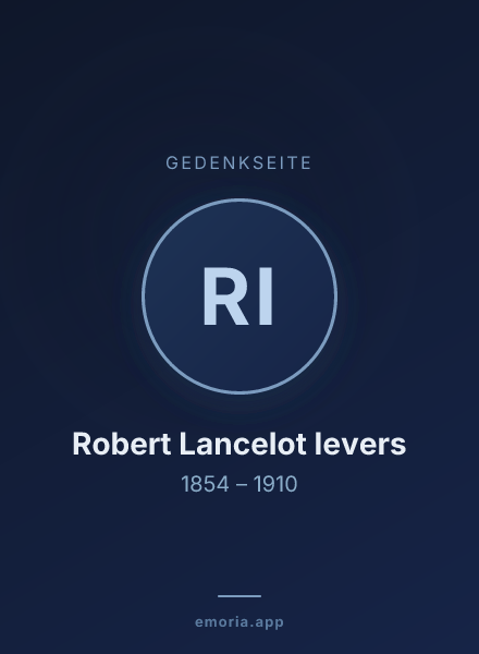 Gedenkportrait von Robert Lancelot Ievers