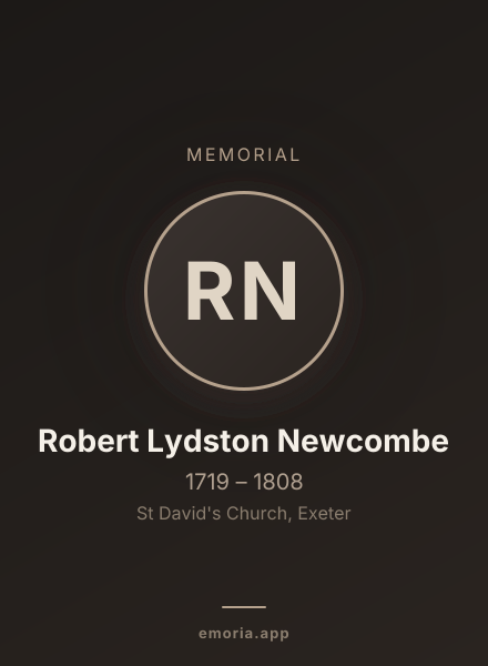Memorial portrait of Robert Lydston Newcombe