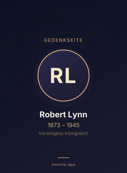 Gedenkportrait von Robert Lynn