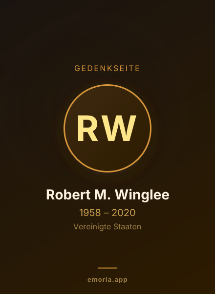 Gedenkportrait von Robert M. Winglee