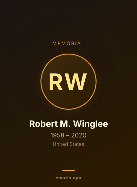 Memorial portrait of Robert M. Winglee