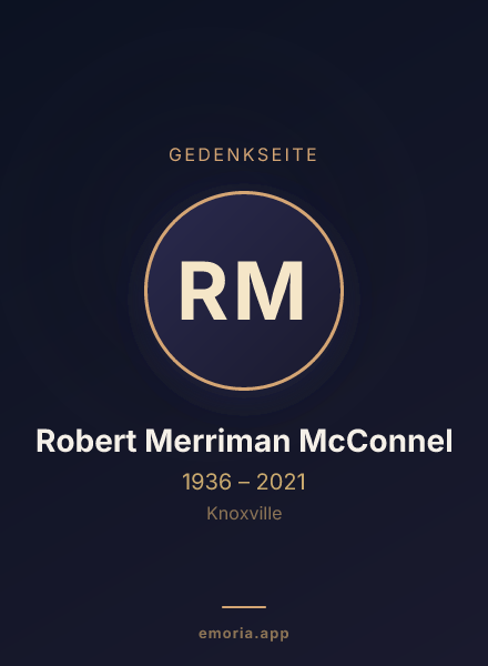 Gedenkportrait von Robert Merriman McConnel