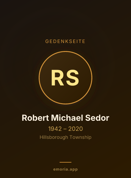 Gedenkportrait von Robert Michael Sedor