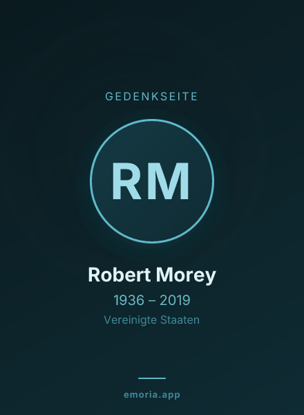 Gedenkportrait von Robert Morey