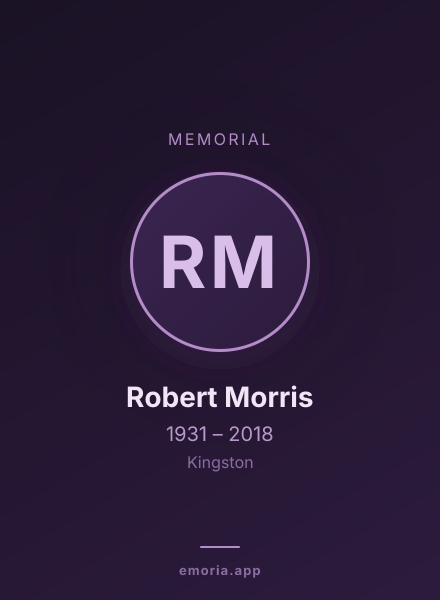 Memorial portrait of Robert Morris