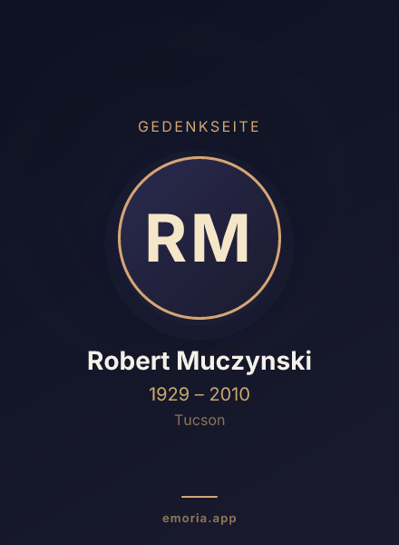 Gedenkportrait von Robert Muczynski