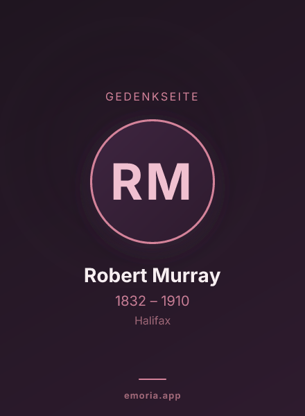 Gedenkportrait von Robert Murray