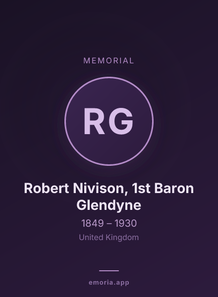 Memorial portrait of Robert Nivison, 1st Baron Glendyne
