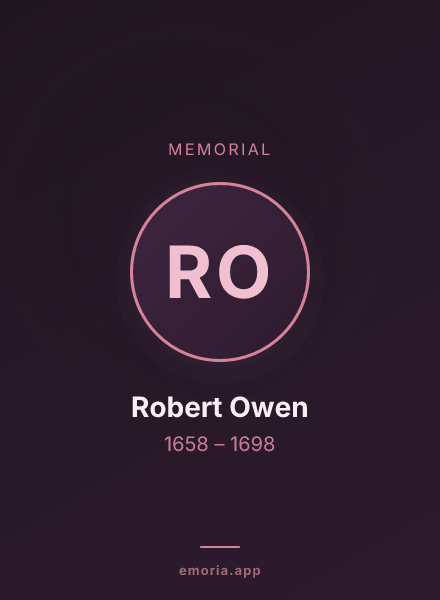 Memorial portrait of Robert Owen