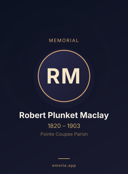Memorial portrait of Robert Plunket Maclay