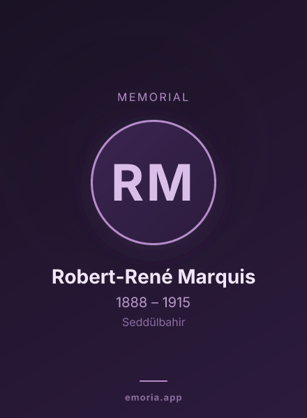 Memorial portrait of Robert-René Marquis