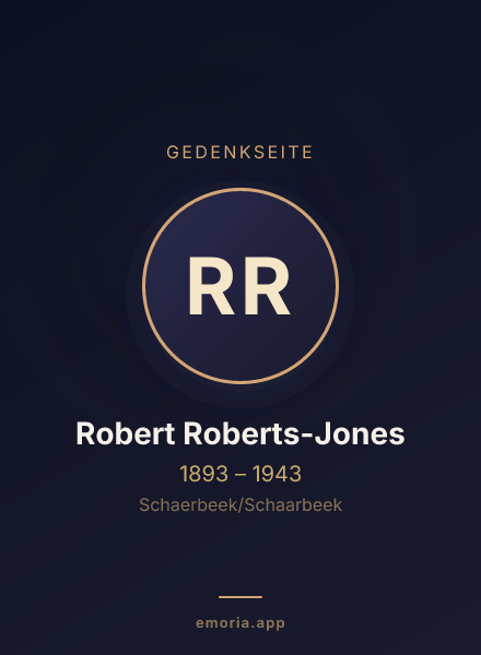 Gedenkportrait von Robert Roberts-Jones