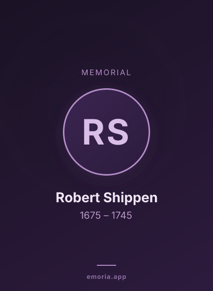 Memorial portrait of Robert Shippen