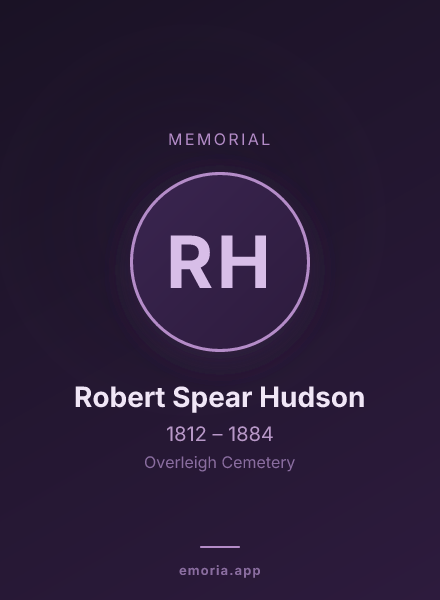 Memorial portrait of Robert Spear Hudson