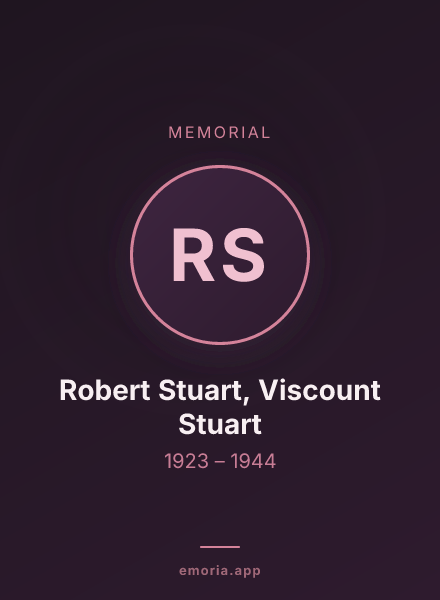 Memorial portrait of Robert Stuart, Viscount Stuart