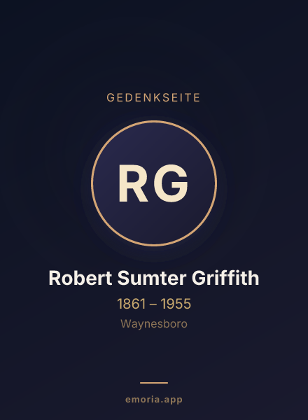 Gedenkportrait von Robert Sumter Griffith