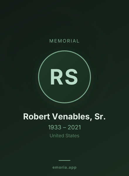 Memorial portrait of Robert Venables, Sr.