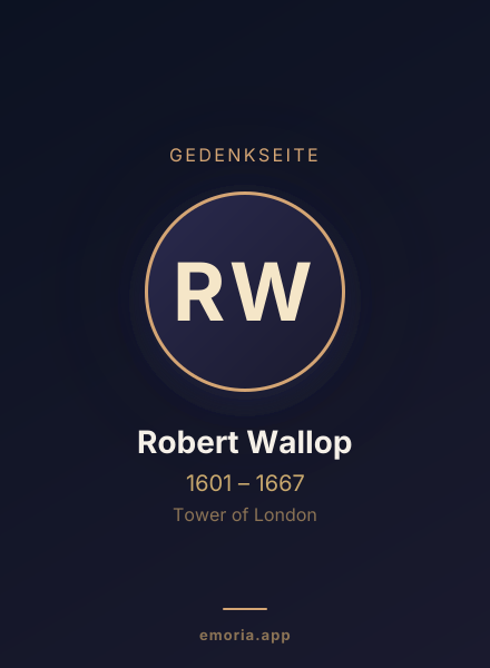 Gedenkportrait von Robert Wallop