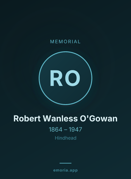 Memorial portrait of Robert Wanless O'Gowan