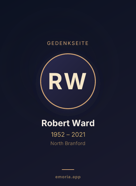 Gedenkportrait von Robert Ward
