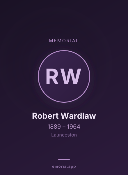 Memorial portrait of Robert Wardlaw