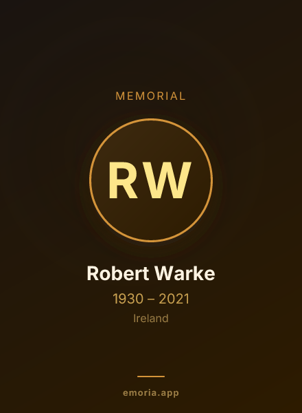 Memorial portrait of Robert Warke