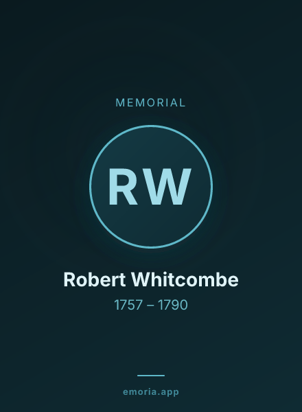 Memorial portrait of Robert Whitcombe