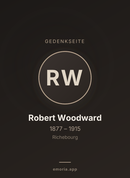 Gedenkportrait von Robert Woodward