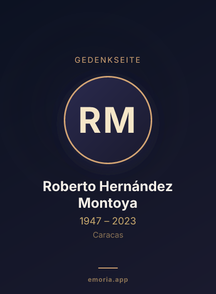 Gedenkportrait von Roberto Hernández Montoya
