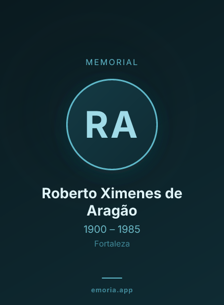 Memorial portrait of Roberto Ximenes de Aragão