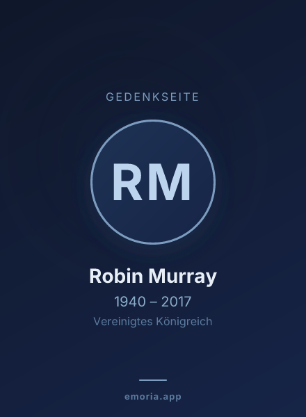 Gedenkportrait von Robin Murray