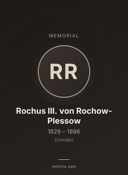 Memorial portrait of Rochus III. von Rochow-Plessow
