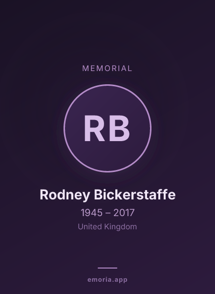 Memorial portrait of Rodney Bickerstaffe