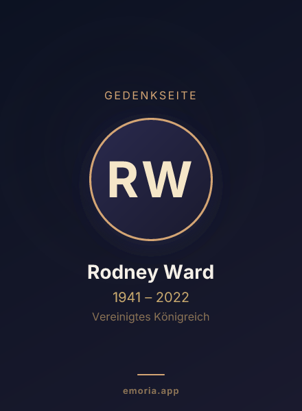 Gedenkportrait von Rodney Ward